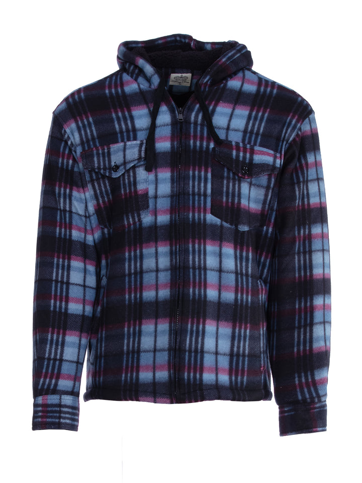 Thermojacke Herren Kapuze - Henrik Karo Hemdjacke Hellblau