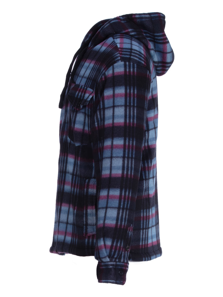Thermojacke Herren Kapuze - Henrik Karo Hemdjacke Hellblau