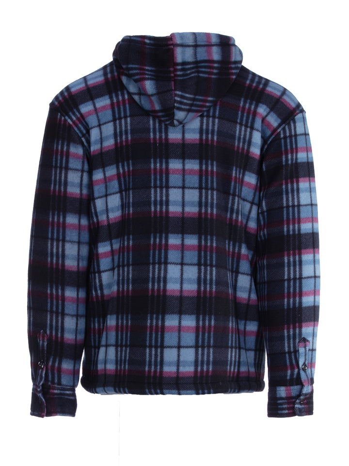 Thermojacke Herren Kapuze - Henrik Karo Hemdjacke Hellblau