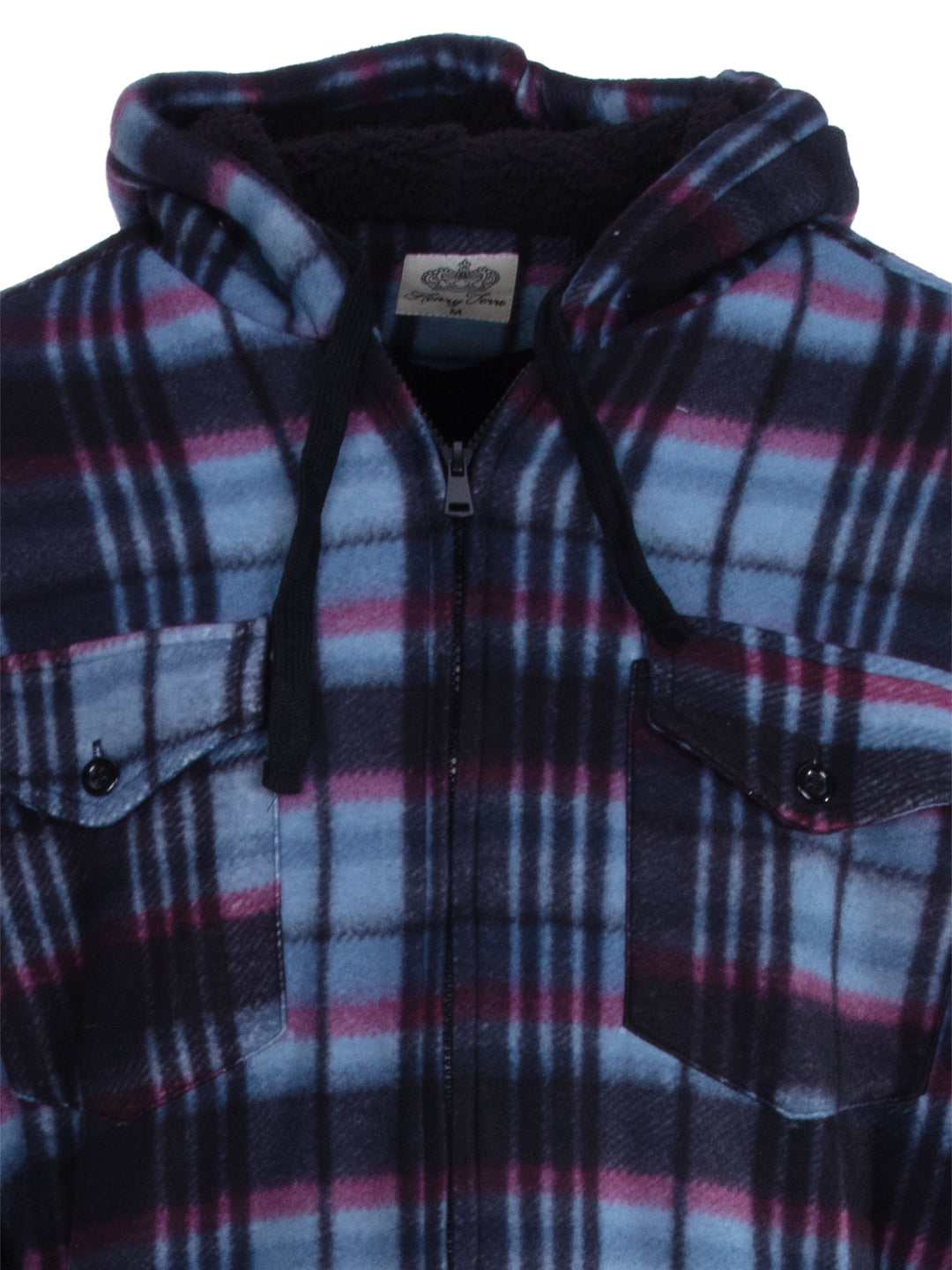 Thermojacke Herren Kapuze - Henrik Karo Hemdjacke Hellblau