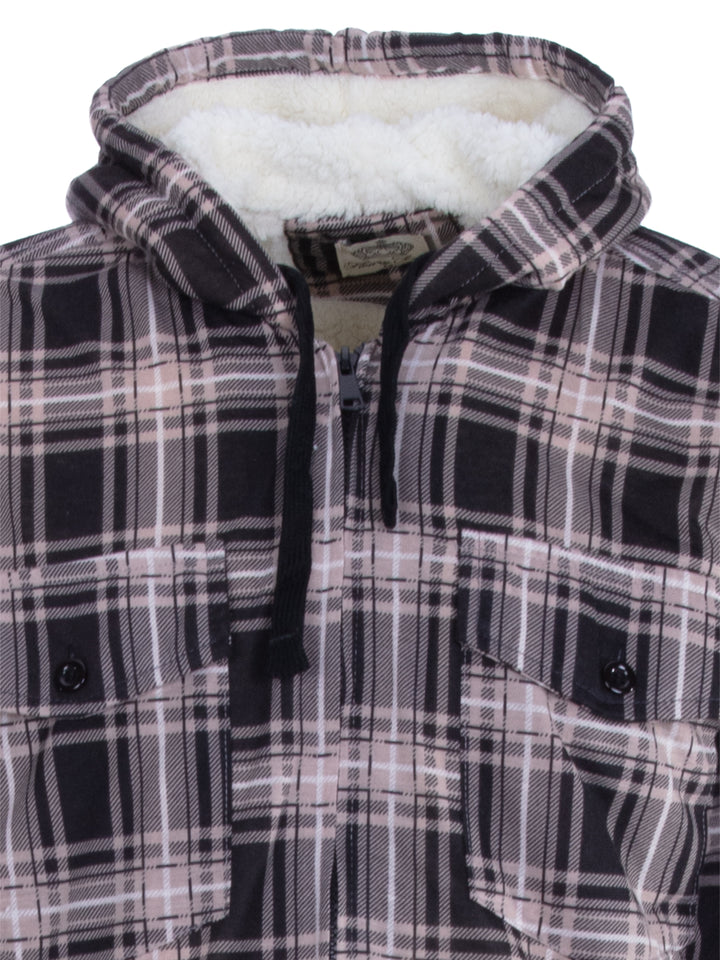Thermojacke Herren Kapuze - Henrik Karo Hemdjacke Beige
