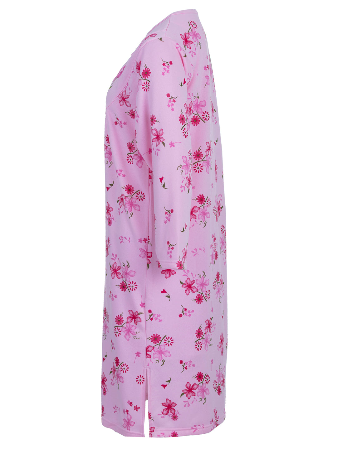 Thermal nightgown - floral print