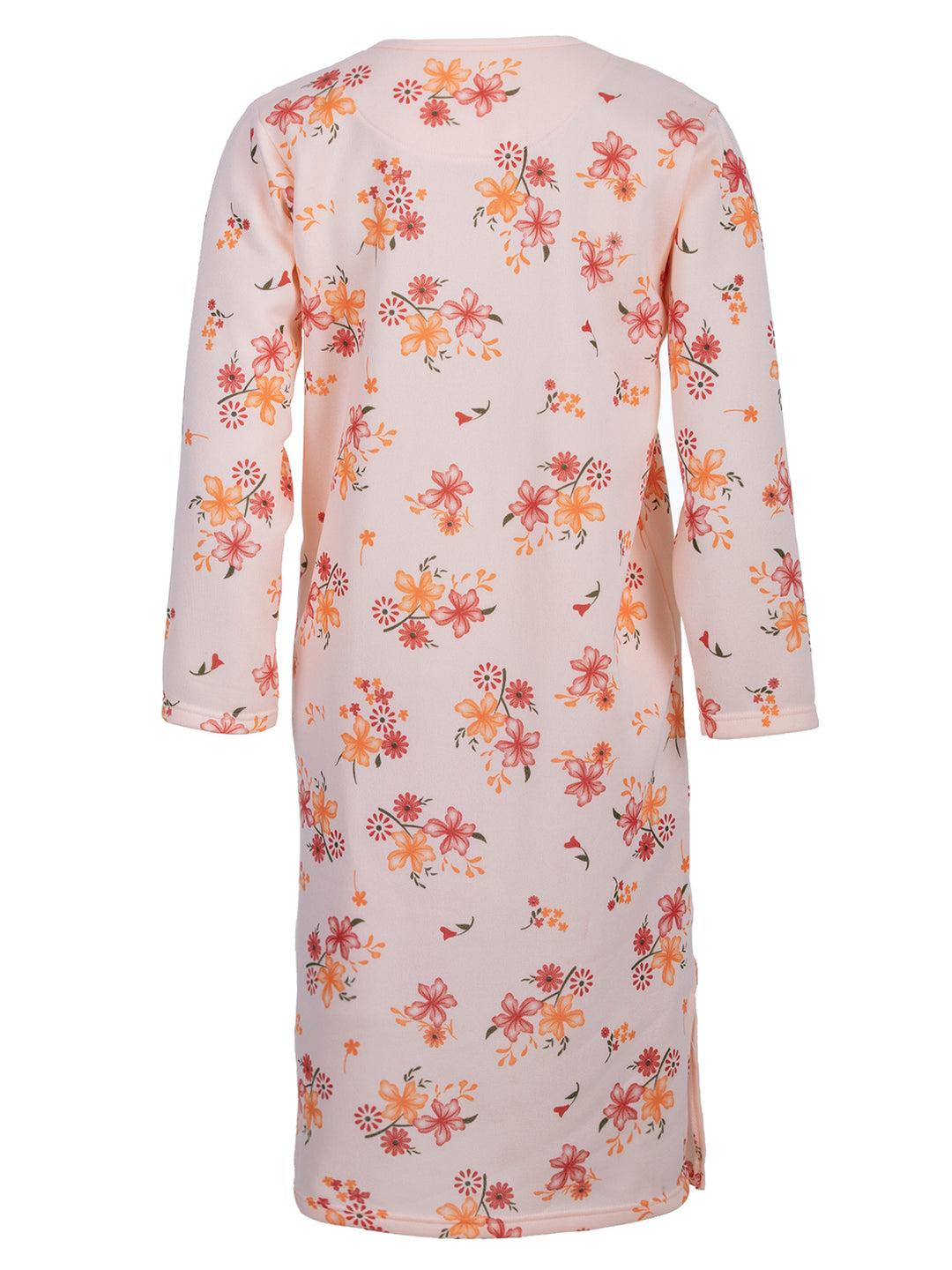 Thermal nightgown - floral print