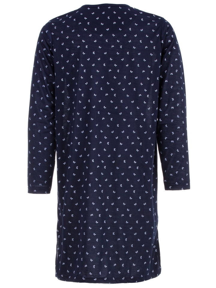 Long-sleeved nightgown - graphic breast pocket Uni