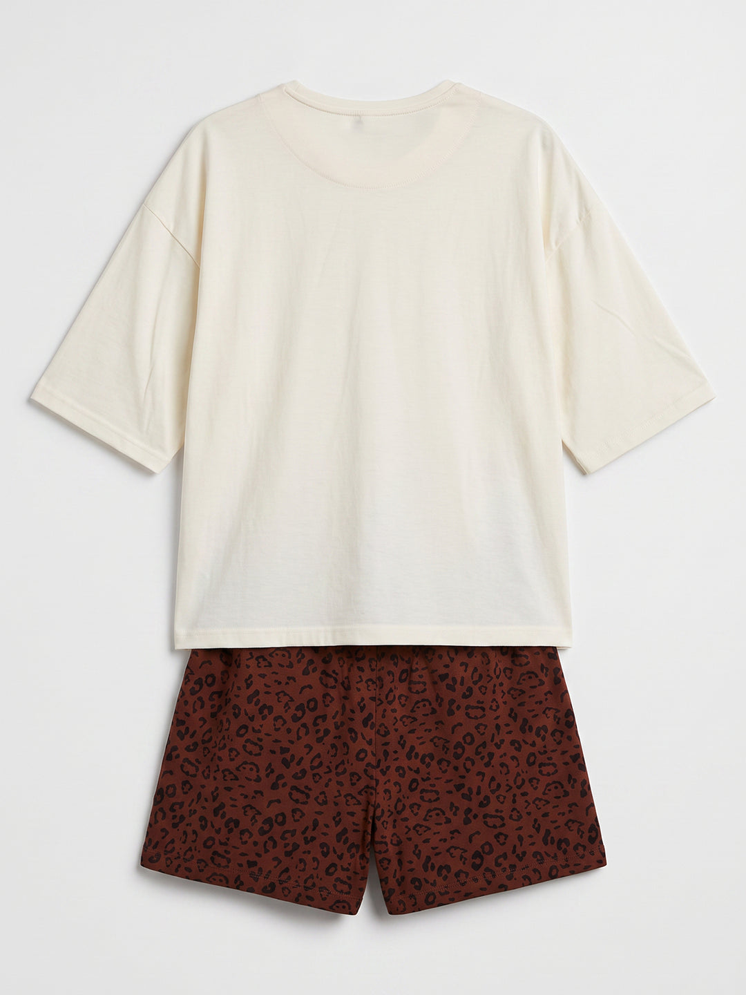 Pyjama Set Shorty - Courtney Love Oversized 1/2 Sleeve Solid