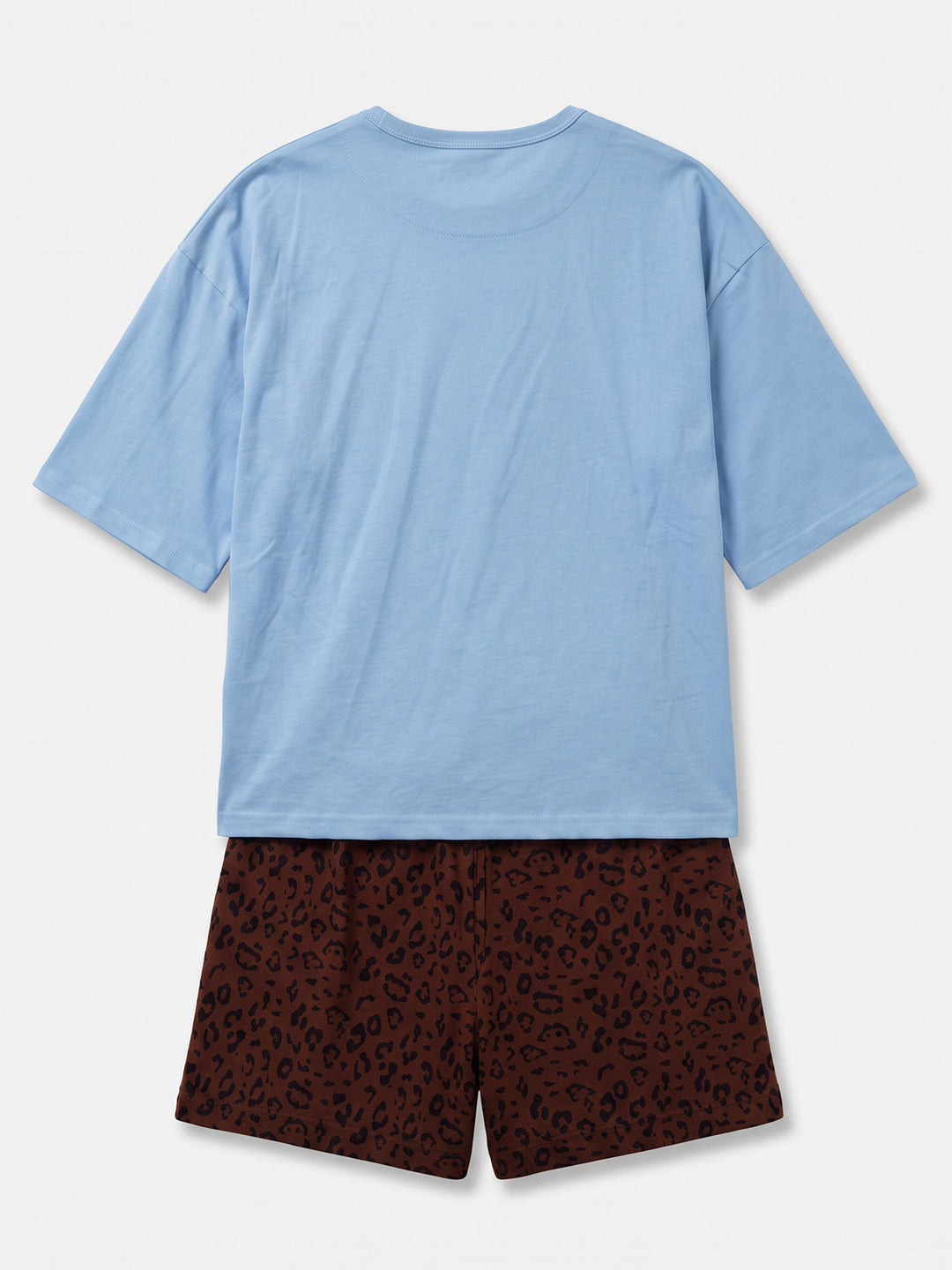 Pyjama Set Shorty - Courtney Love Oversized 1/2 Sleeve Solid