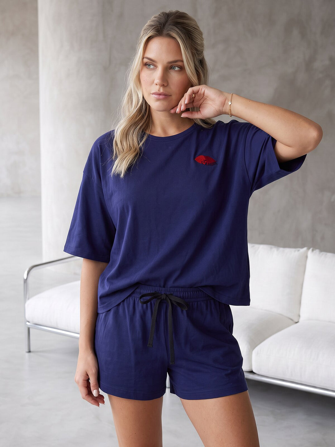 Oversize Pyjama Set Shorty - Courtney L&