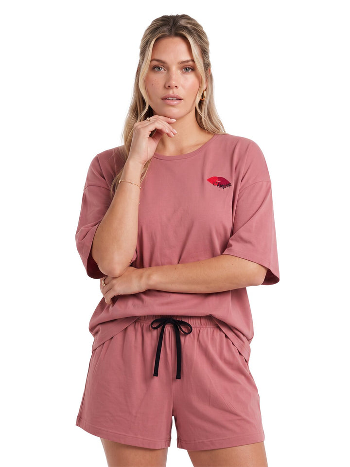 Oversize Pyjama Set Shorty - Courtney L&