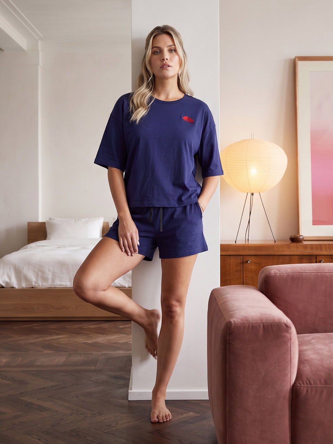 Oversize Pyjama Set Shorty - Courtney L&