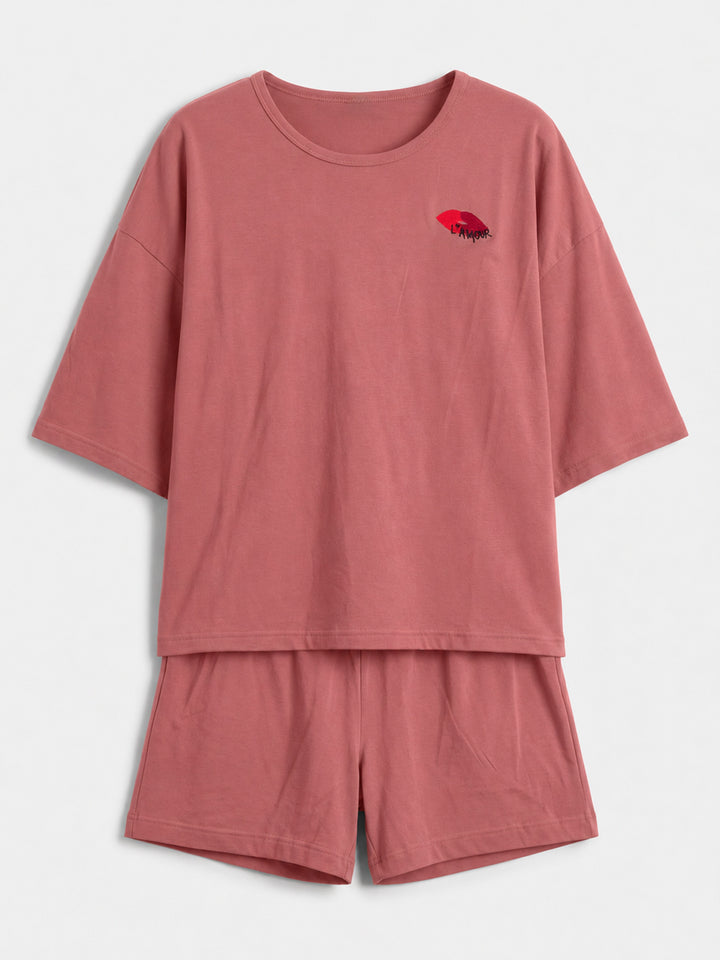 Oversized Shorty Pyjama Set - Courtney L&