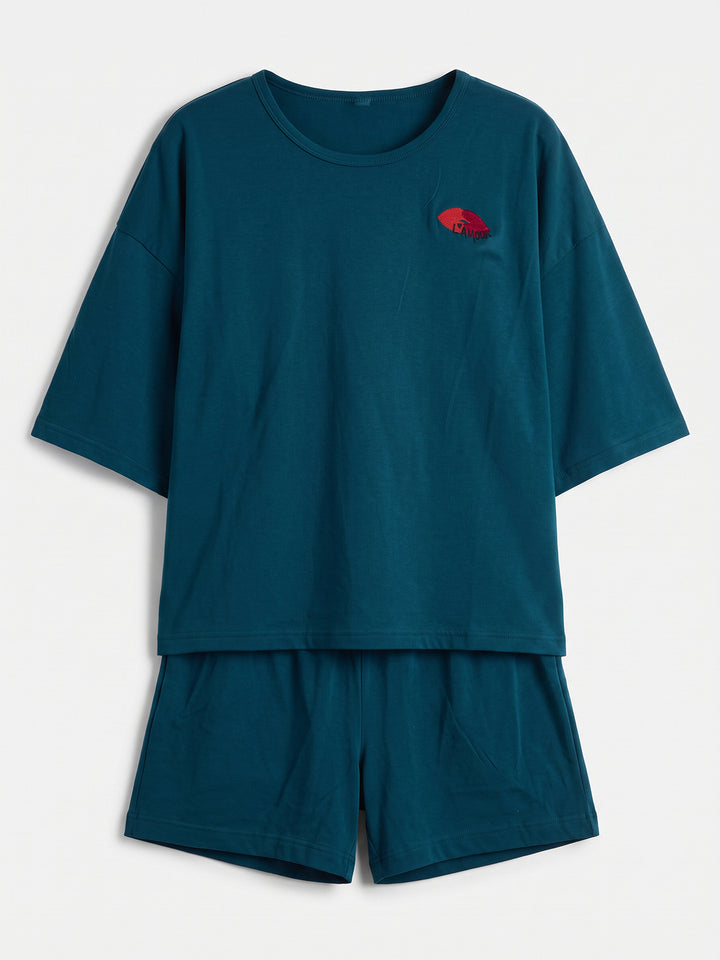Oversized Shorty Pyjama Set - Courtney L&