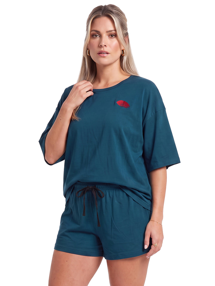 Oversized Shorty Pyjama Set - Courtney L&