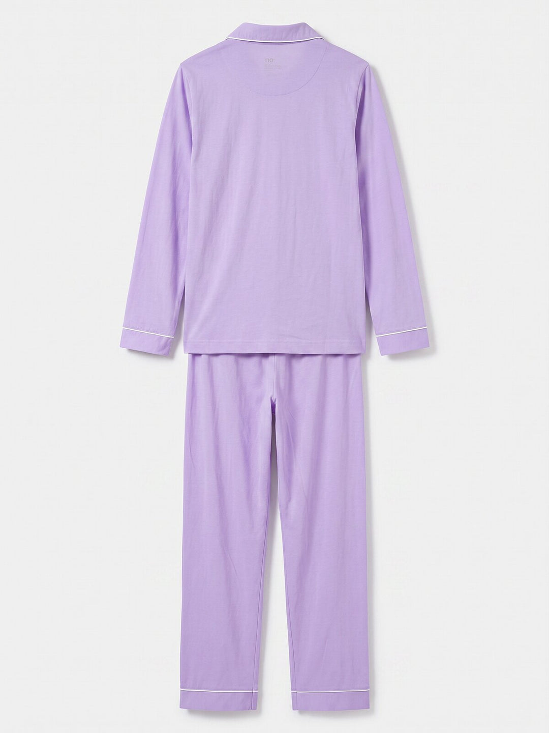 Pyjama Set - Ruby mit Kragen Knopfleiste und Stickerei
