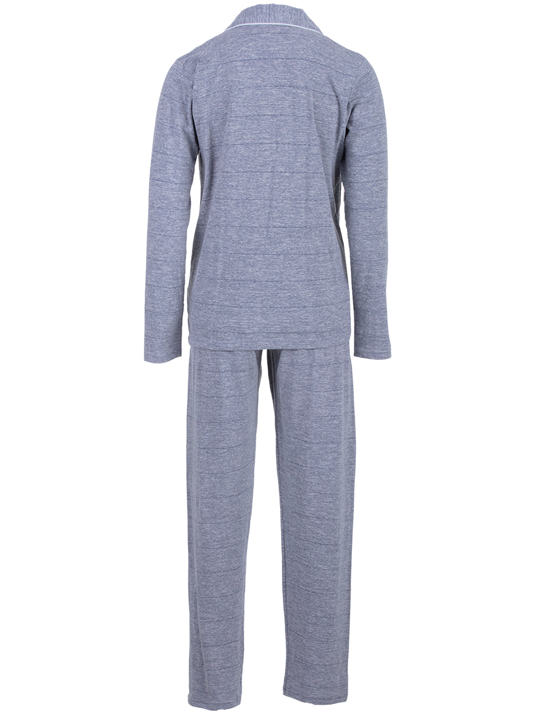 Pyjama Set Langarm - Melange Streifen