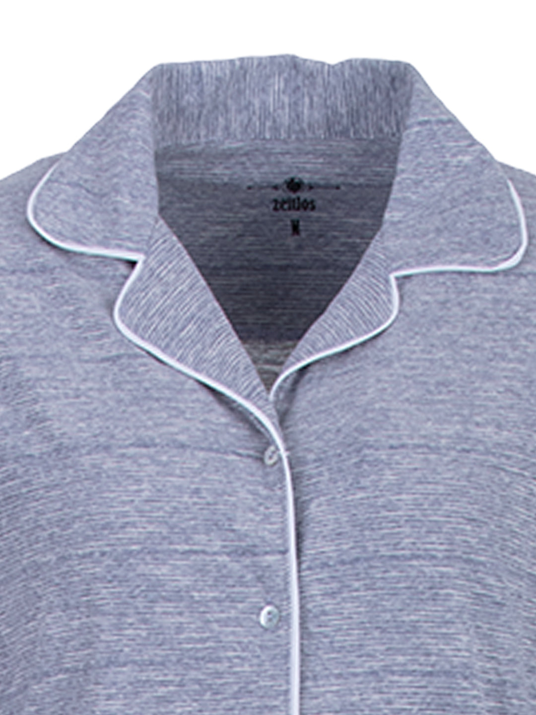 Pyjama Set Langarm - Melange Streifen