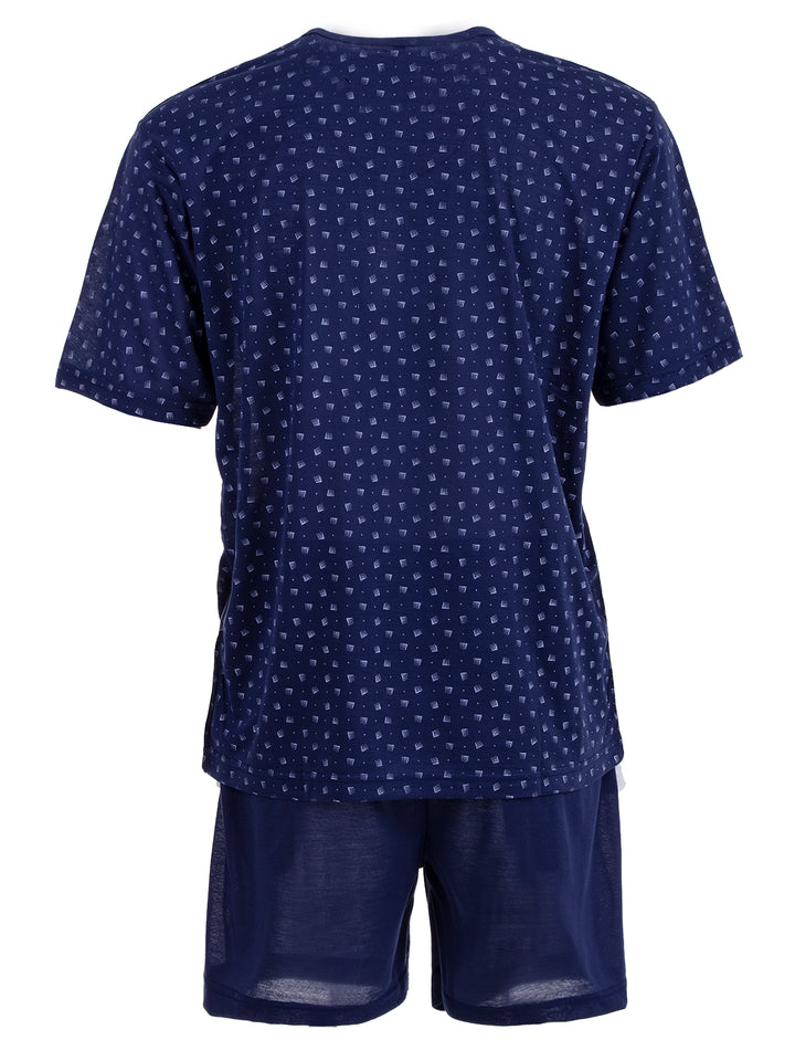 Pyjama Set Shorty - Knöpfe Rechteck