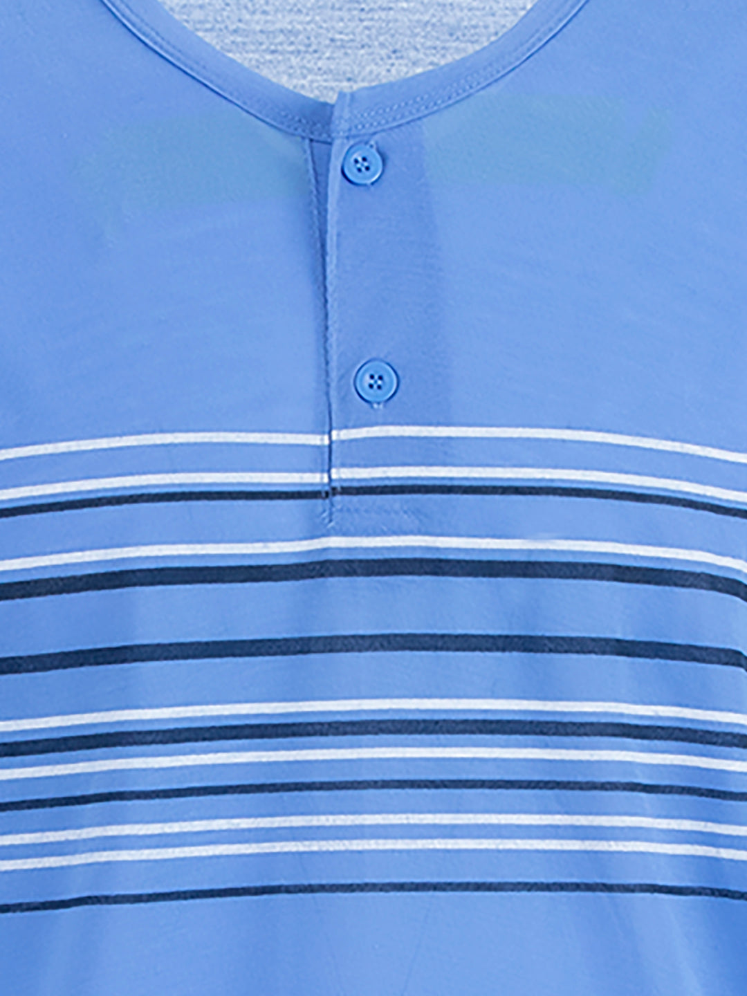 Pajama Set Shorty - Stripe Buttons