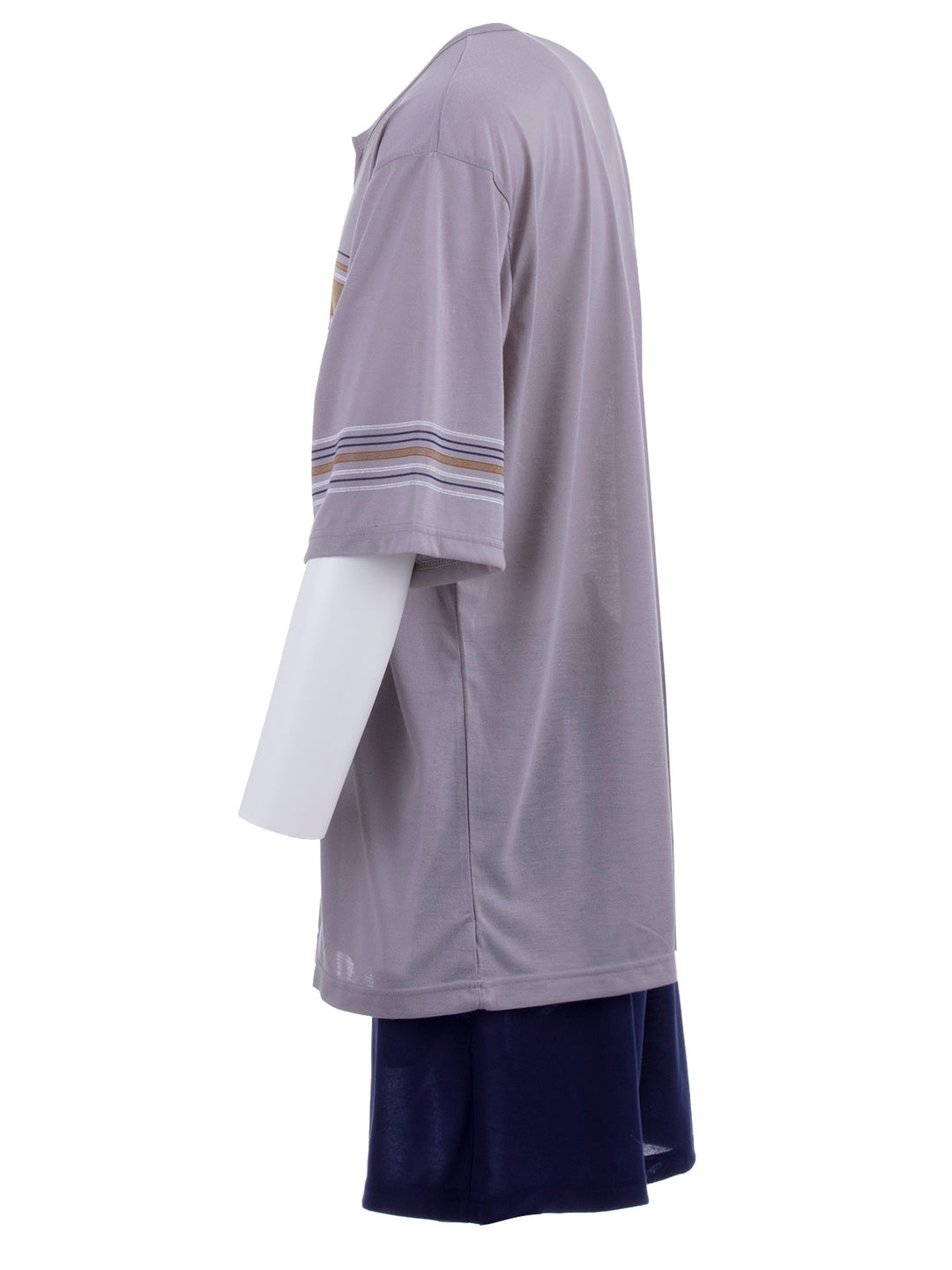 Pyjama Set Shorty - Streifen Köpfe
