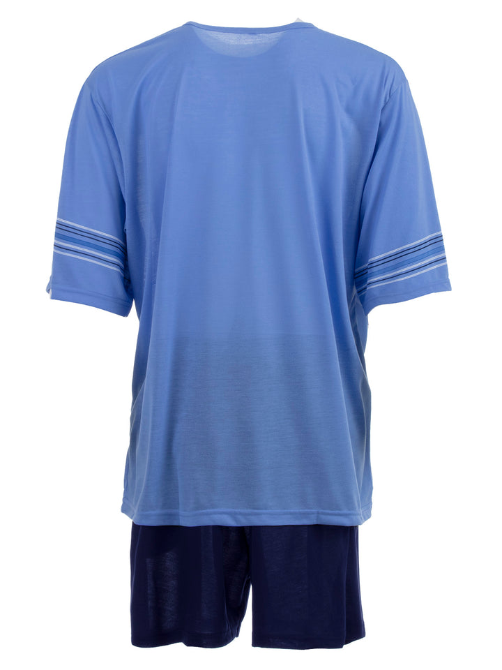 Pyjama Set Shorty - Streifen Köpfe