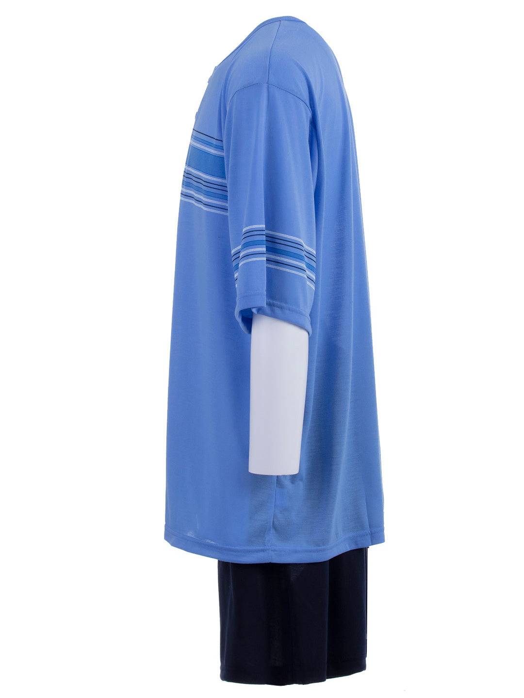 Pyjama Set Shorty - Streifen Köpfe