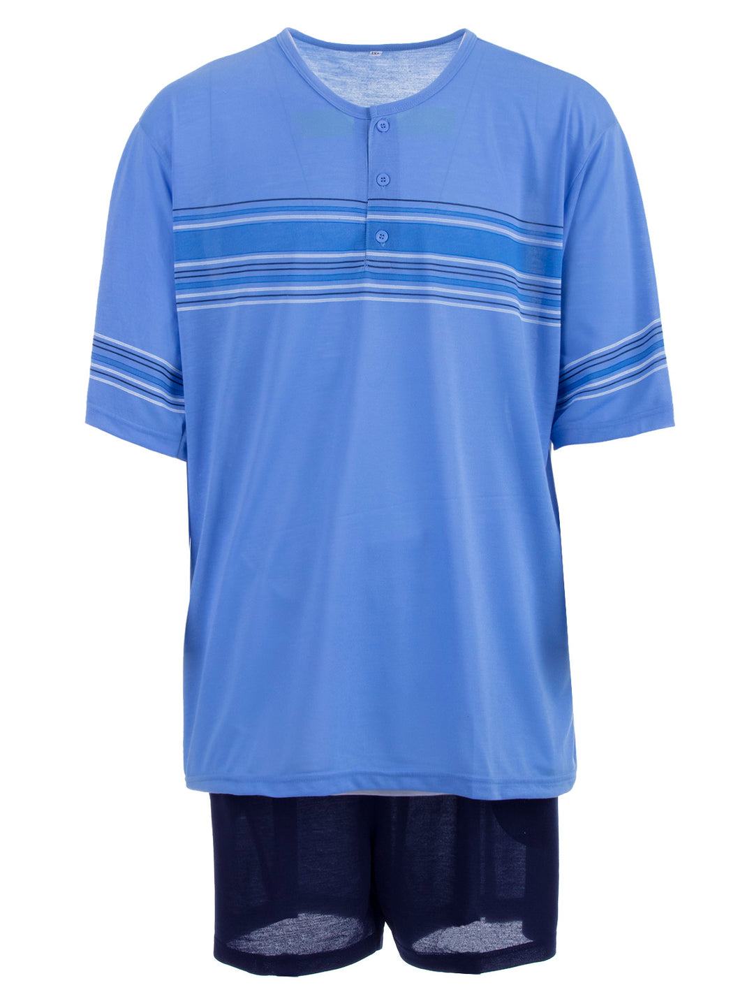 Pyjama Set Shorty - Streifen Köpfe