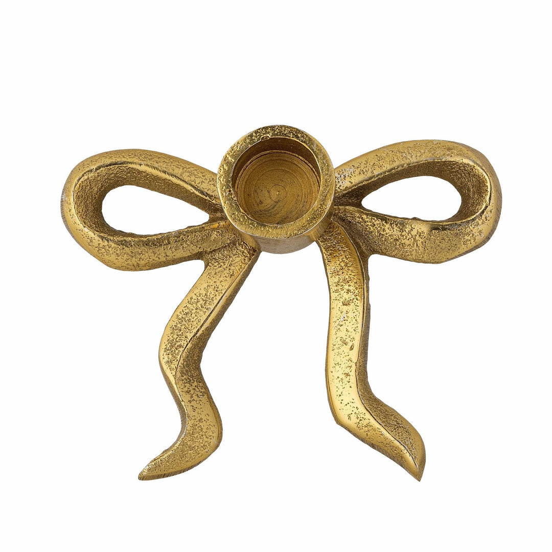 Nanda Kerzenhalter, Gold, Aluminium, für Stabkerzen