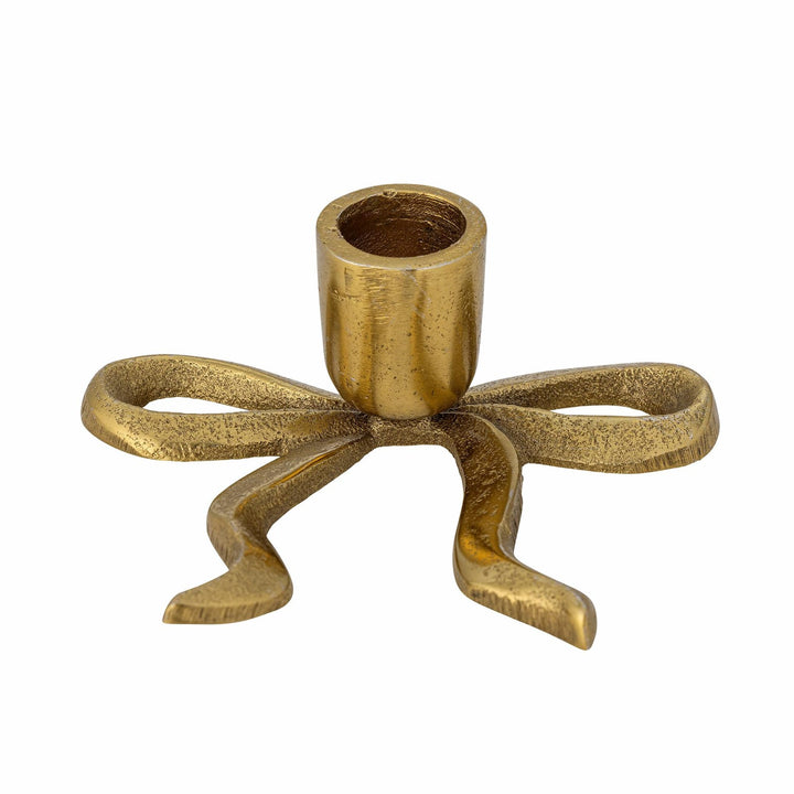 Nanda Kerzenhalter, Gold, Aluminium, für Stabkerzen