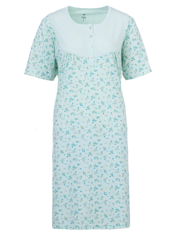 Nachthemd Kurzarm - Zweigen/ Blüten