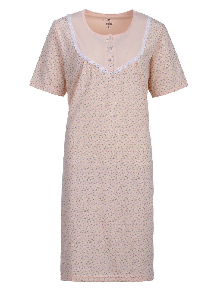 Nachthemd Kurzarm - Mille Fleur Spitze