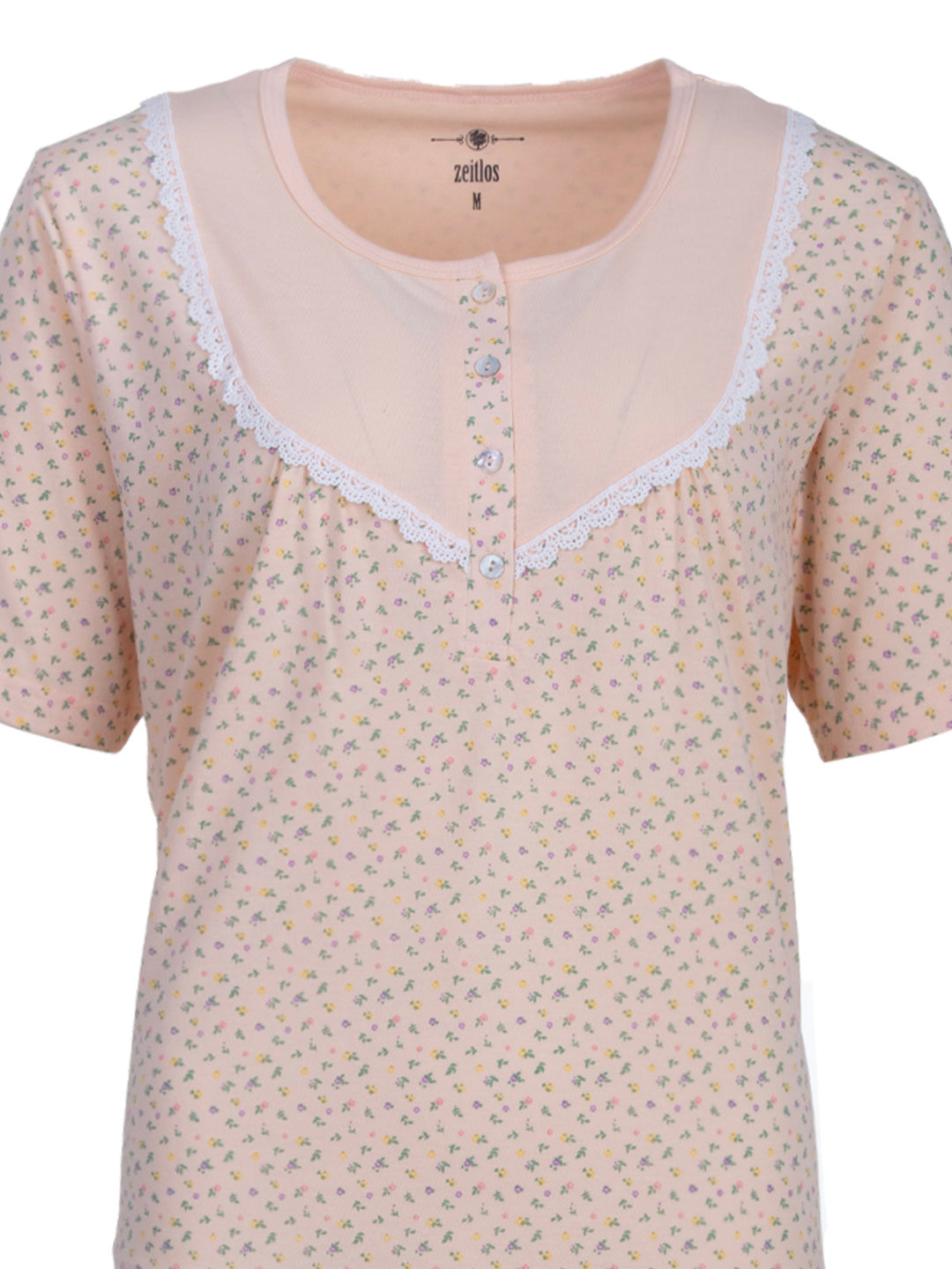 Nachthemd Kurzarm - Mille Fleur Spitze