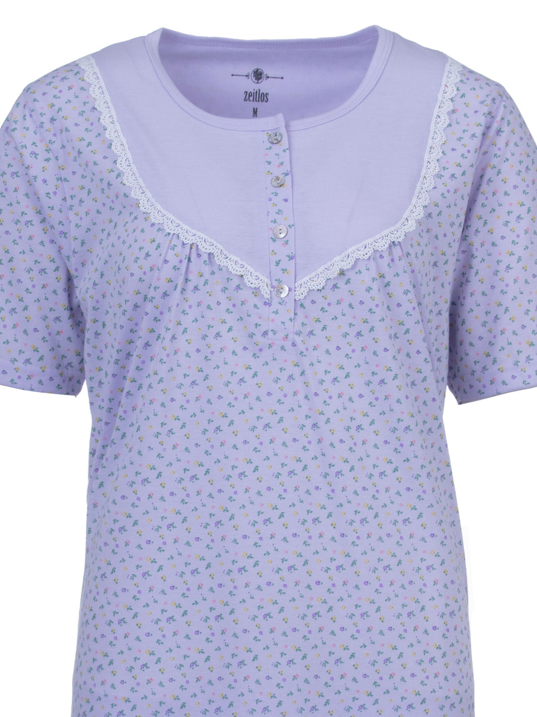 Nachthemd Kurzarm - Mille Fleur Spitze