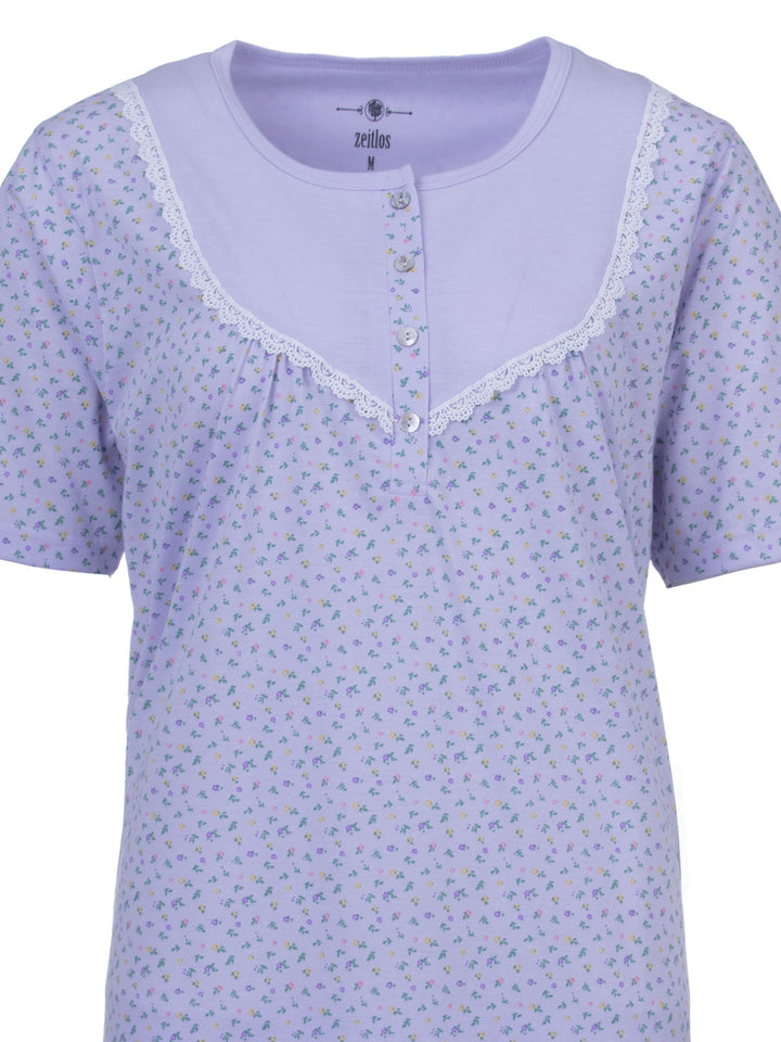 Nachthemd Kurzarm - Mille Fleur Spitze