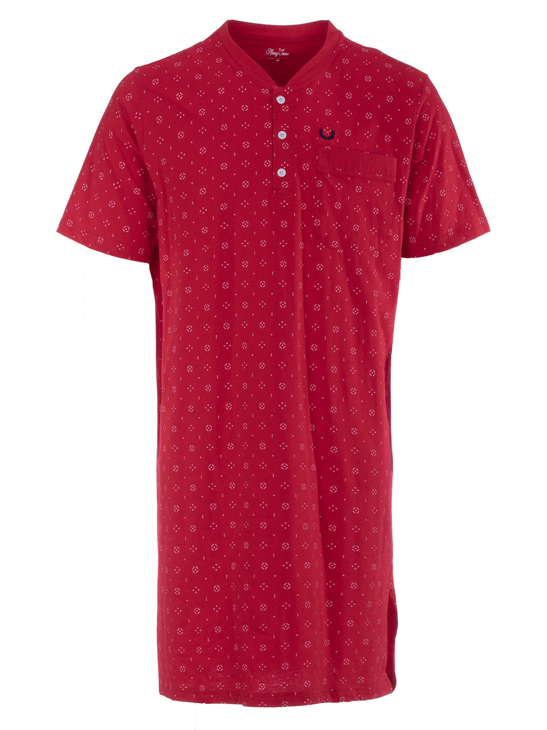 Nachthemd kurzarm - Theo Geometrische Formen