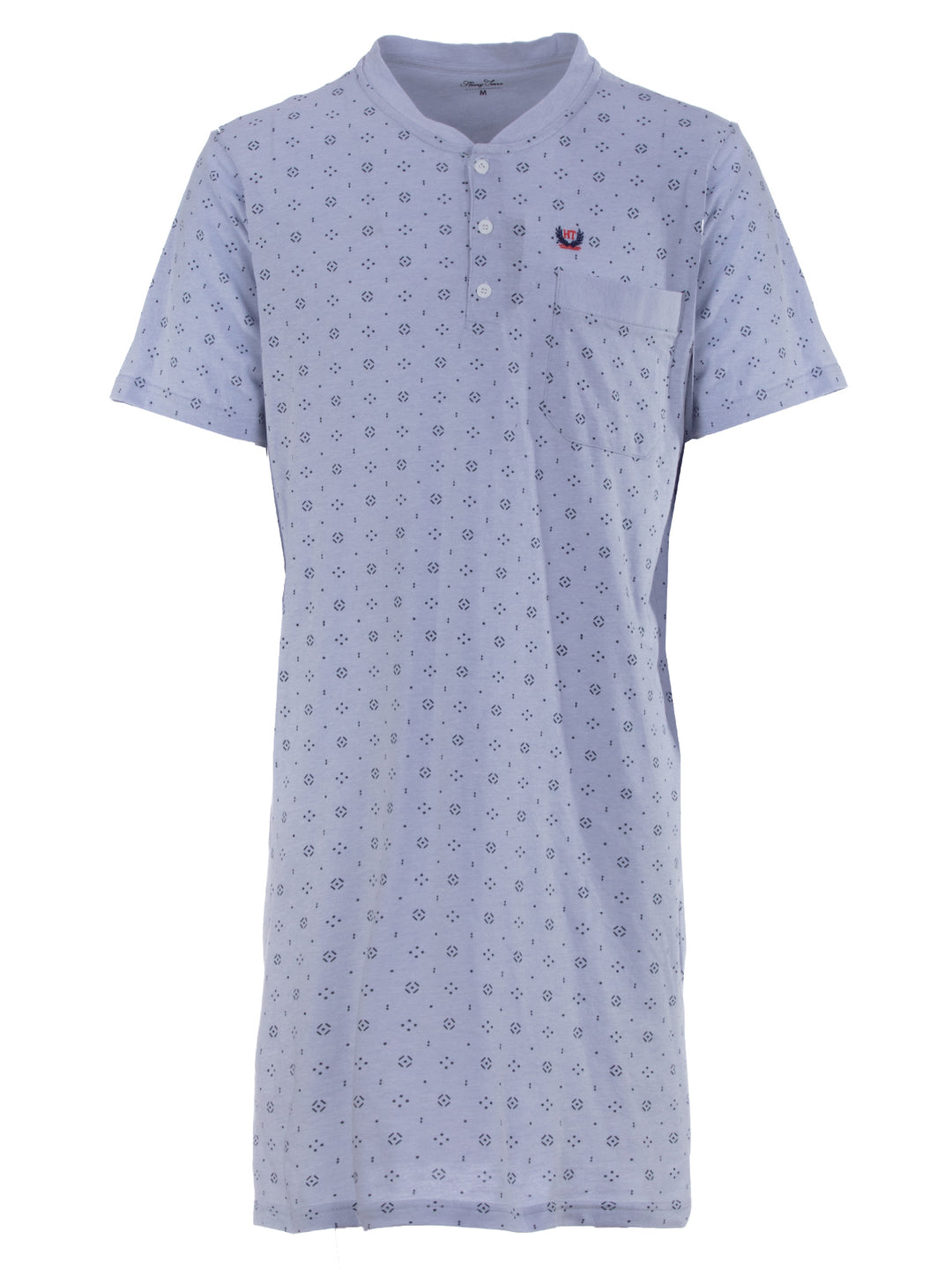 Nachthemd kurzarm - Theo Geometrische Formen