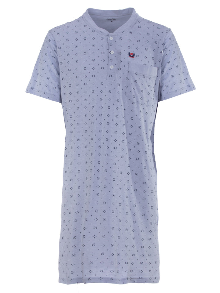 Nachthemd kurzarm - Theo Geometrische Formen