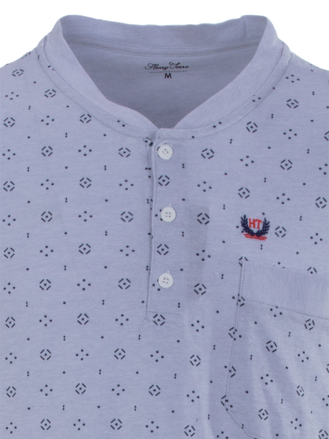 Nachthemd kurzarm - Theo Geometrische Formen