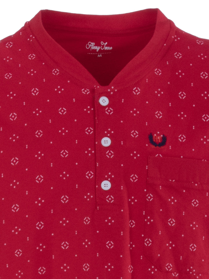 Nachthemd kurzarm - Theo Geometrische Formen