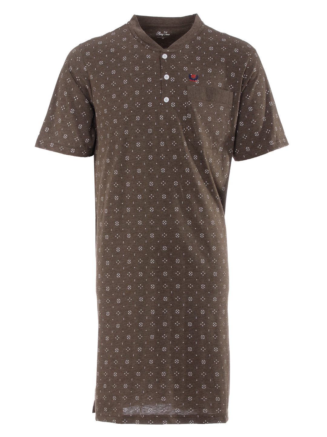Nachthemd kurzarm - Theo Geometrische Formen