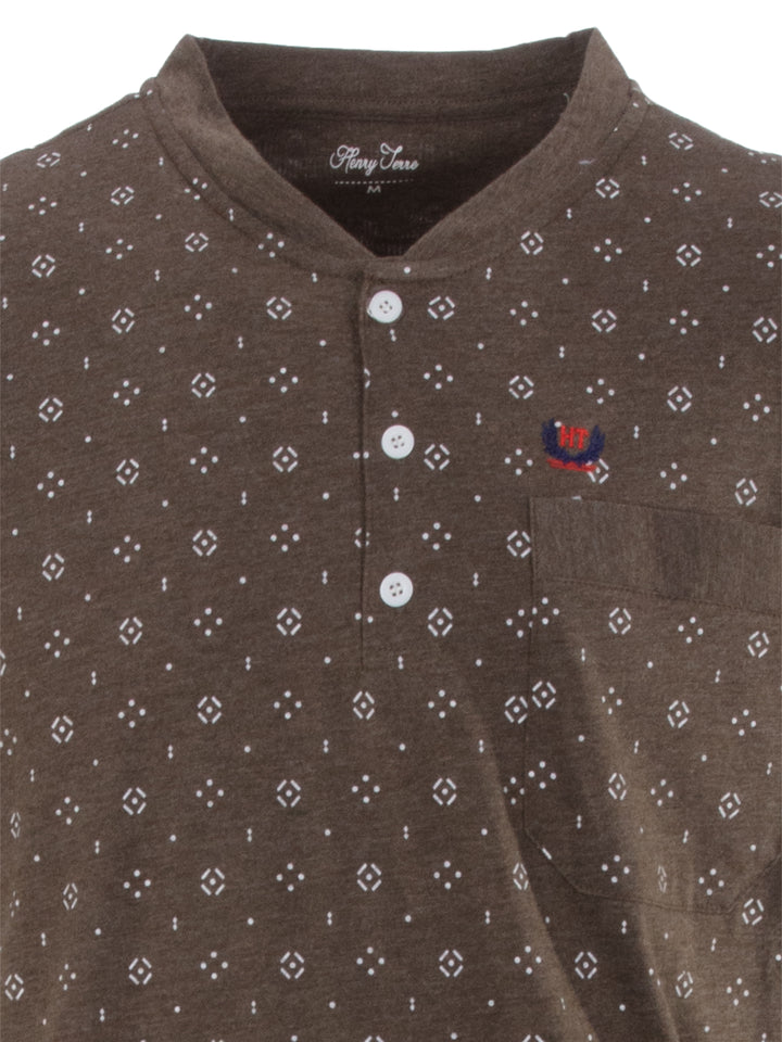 Nachthemd kurzarm - Theo Geometrische Formen