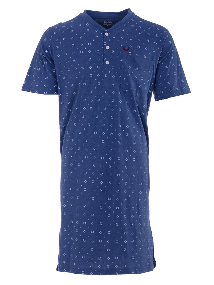 Nachthemd kurzarm - Theo Geometrische Formen