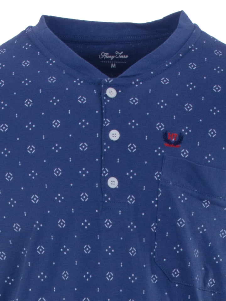 Nachthemd kurzarm - Theo Geometrische Formen