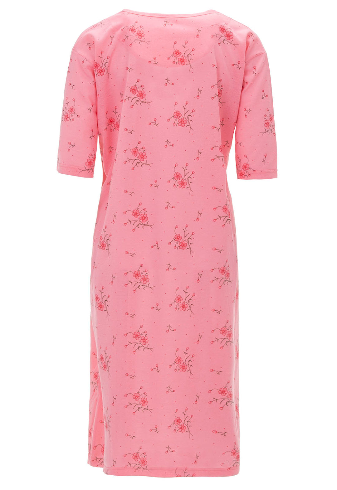 Nightgown short sleeve - flowers 3XL-6XL