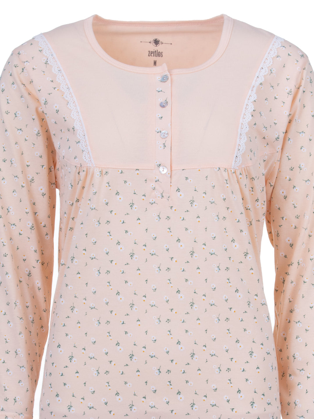 Long-sleeved nightgown - pure romance