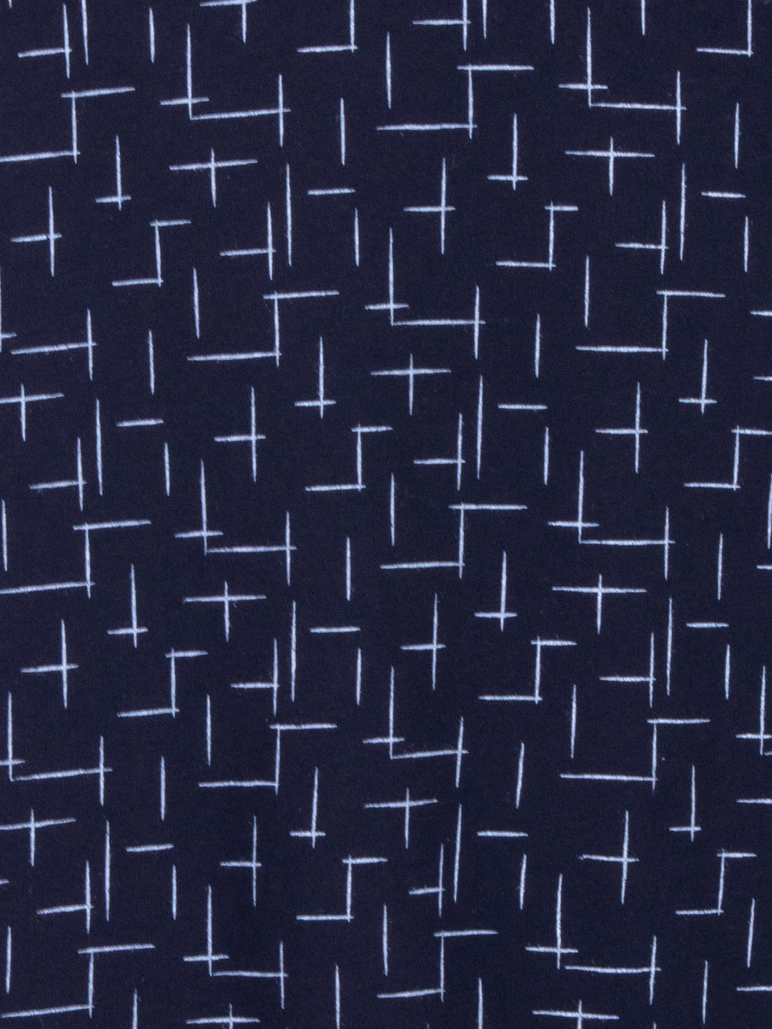 Long-sleeved nightdress - striped pattern