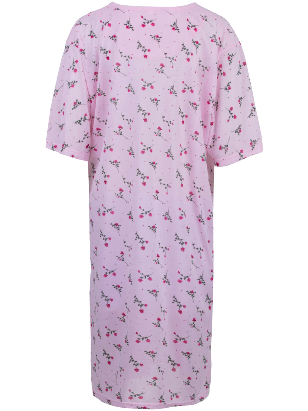 Nightgown Short Sleeve - 3XL-6XL Flowers