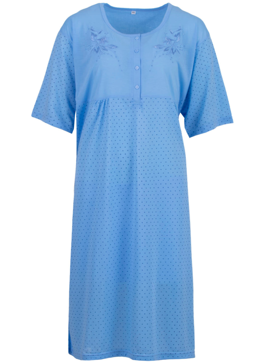 Nightgown short sleeve - dots 3XL-6XL