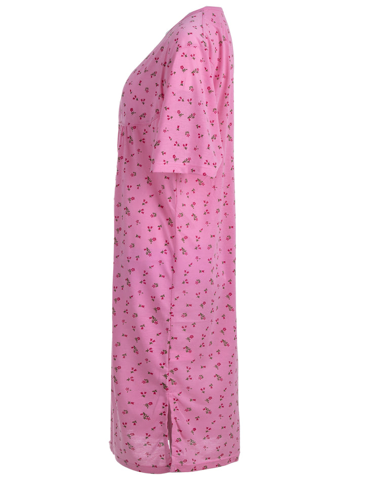 Nightgown Short Sleeve - Floral 3XL-6XL
