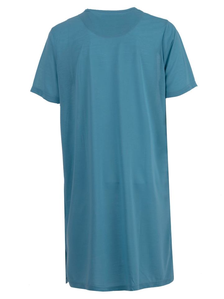 Short-sleeved nightgown - Uni pocket