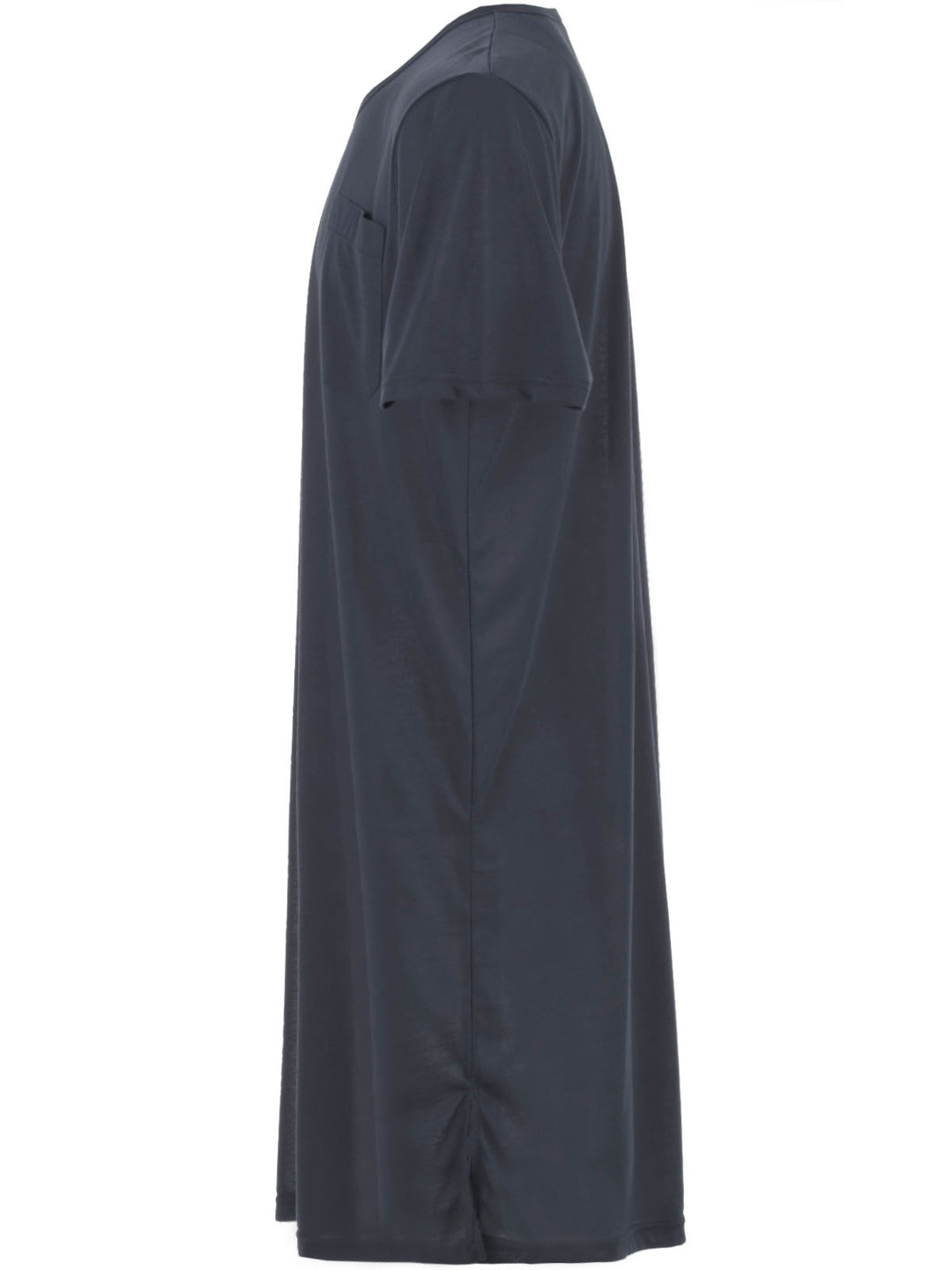 Short-sleeved nightgown - Uni V-neck