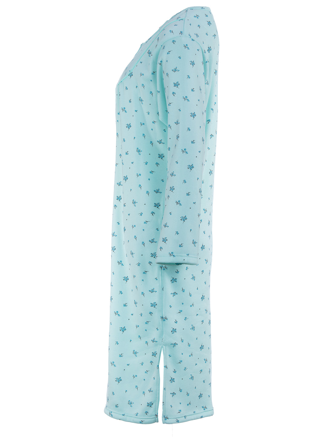 Thermo Nachthemd - Zarten Blüten